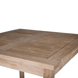 Bistro Style Square Teak Table