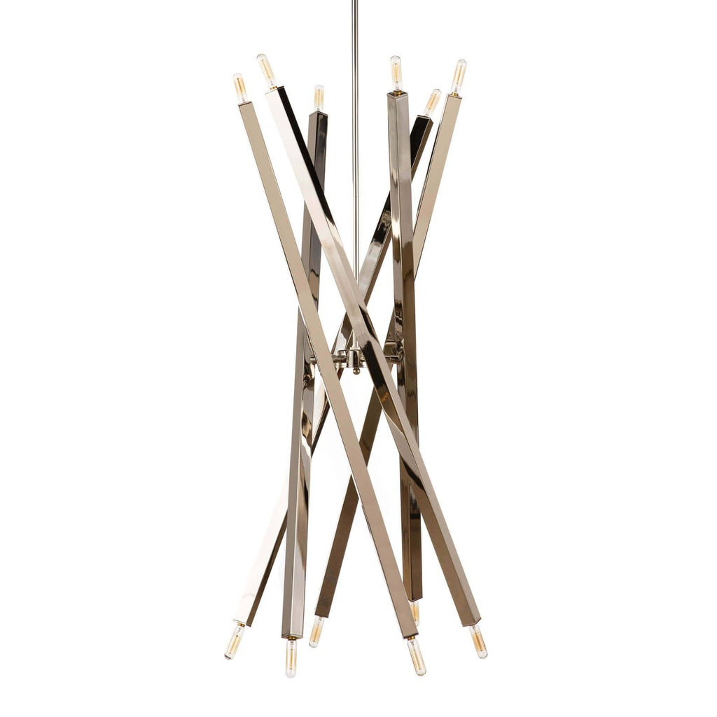 Viper Chandelier - Polished Nickel