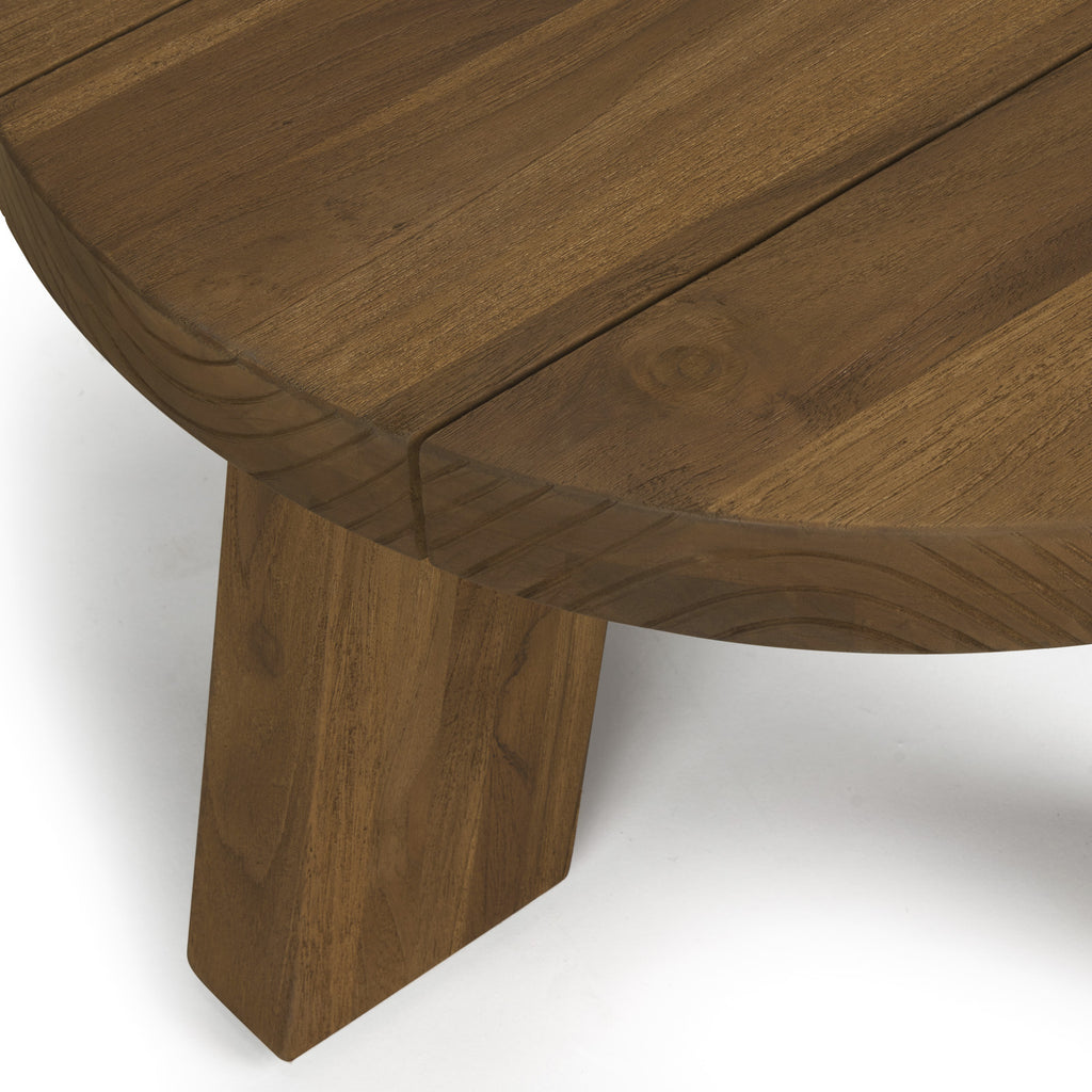 Blok Round Reclaimed Teak Coffee Table