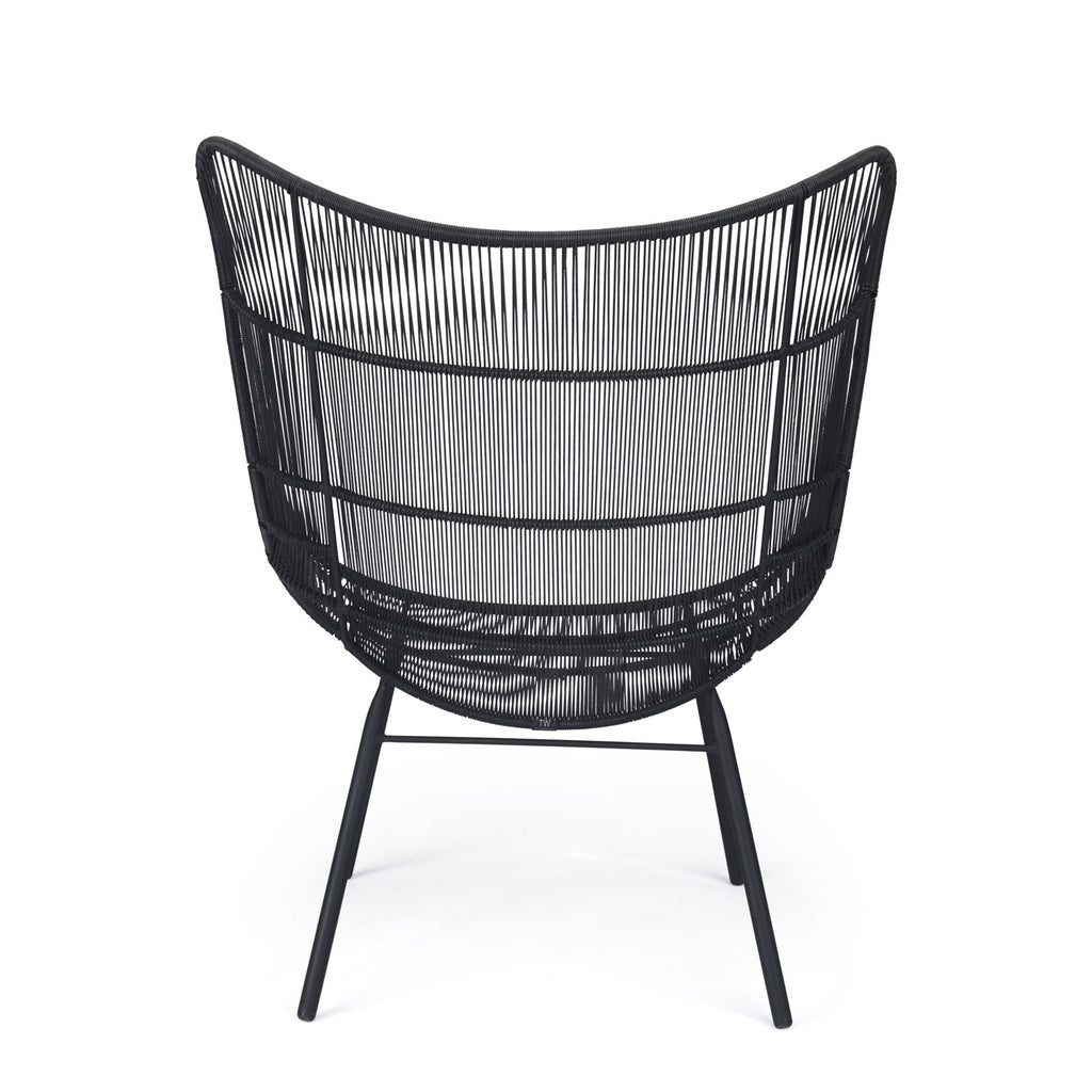 Nairobi Wing Relaxing Chair (Black)