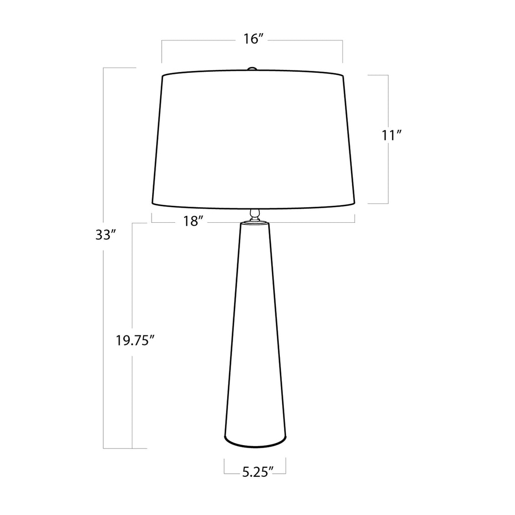 Odessa Crystal Table Lamp Large