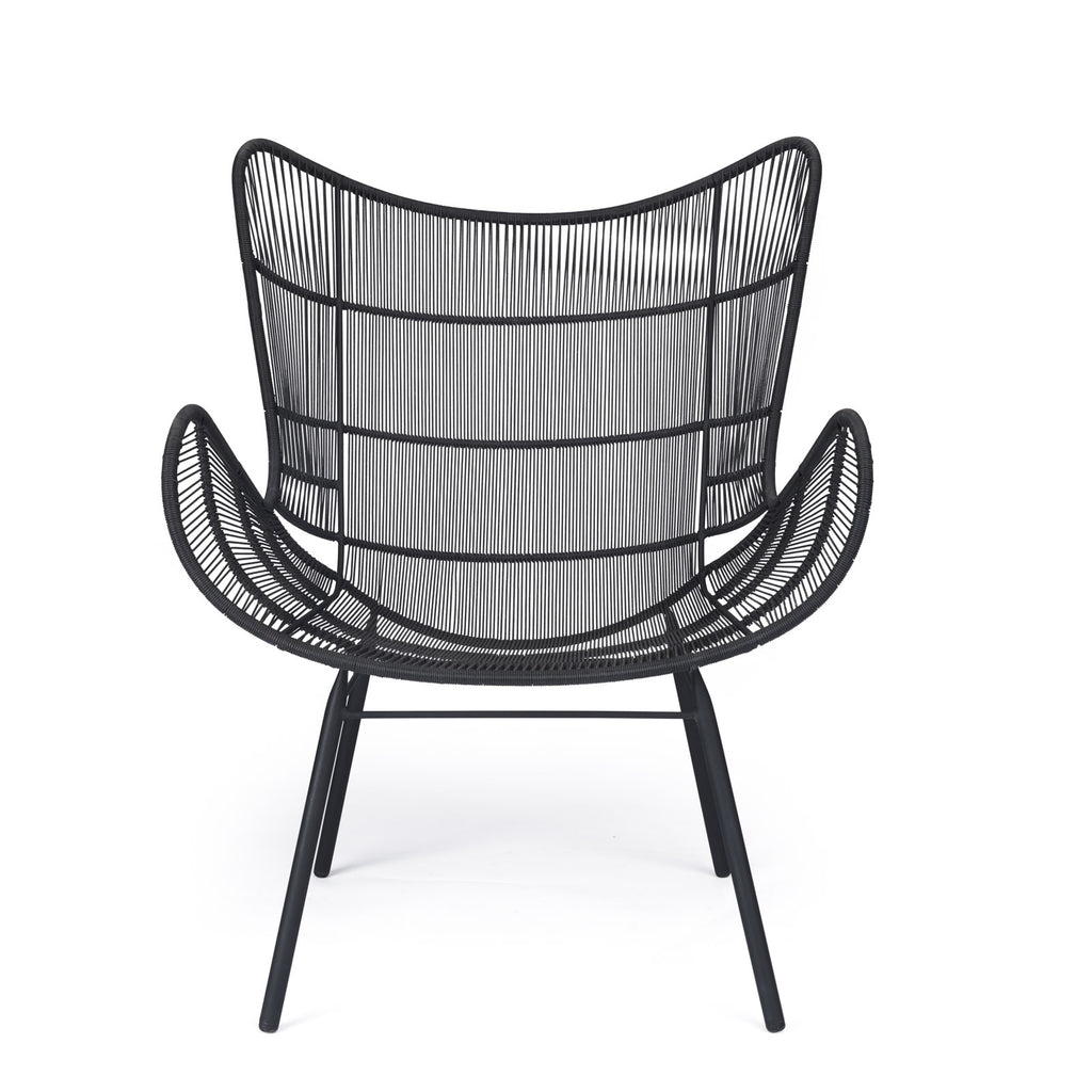 Nairobi Wing Relaxing Chair (Black)