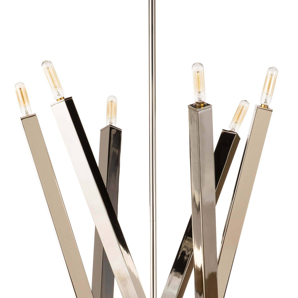 Viper Chandelier - Polished Nickel