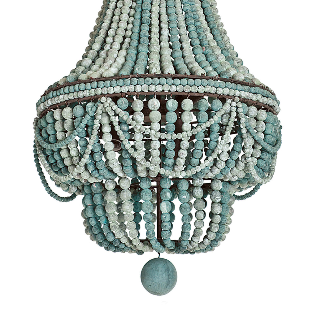 Malibu Chandelier - Weathered Blue