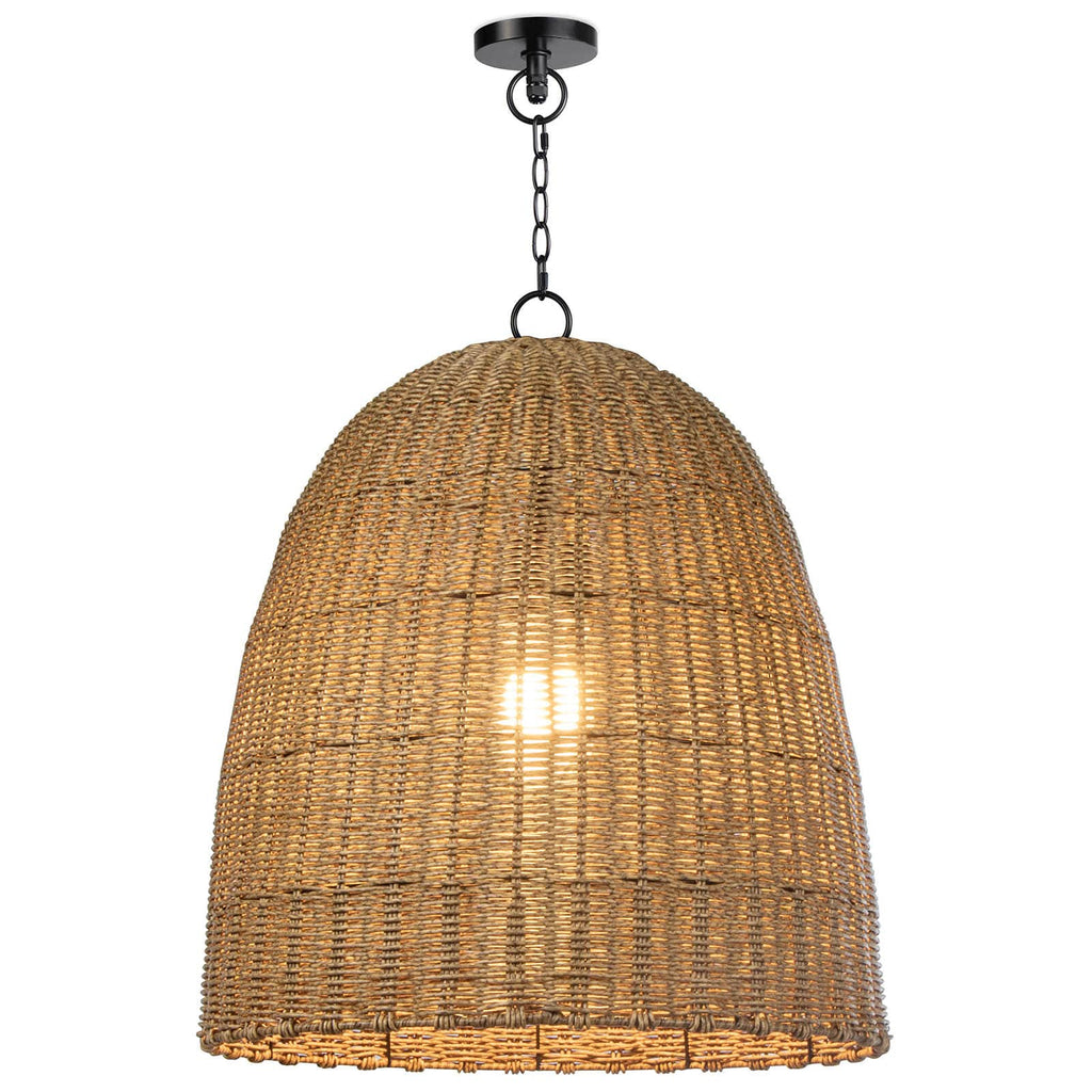 Beehive Outdoor Pendant Large - Natural