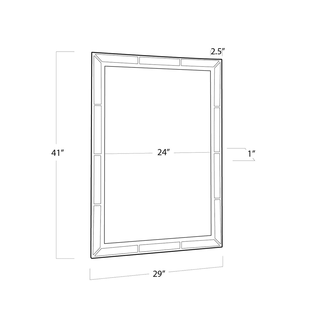 Plaza Beveled Mirror