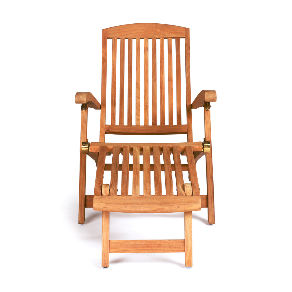 Classic Teak Steamer Chair (with Cushion)