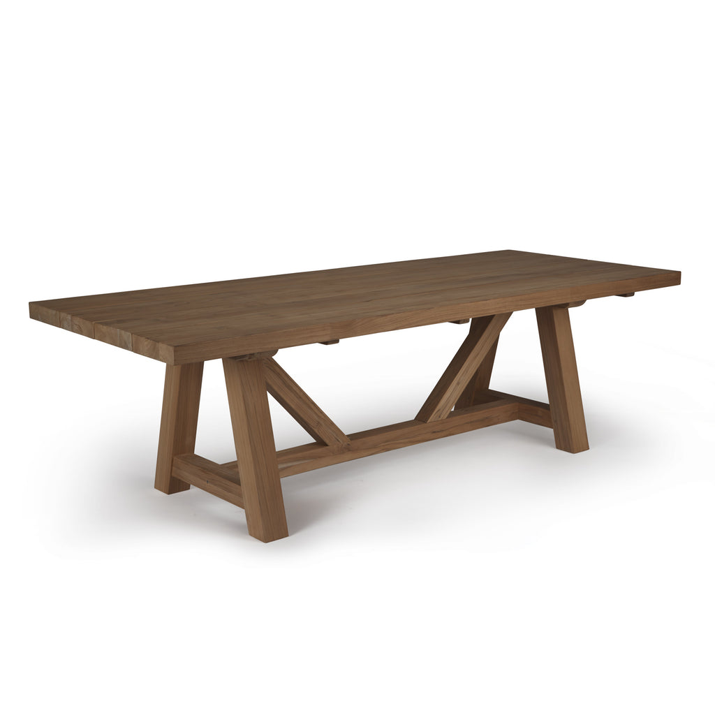 Devon Teak Outdoor Dining Trestle Table