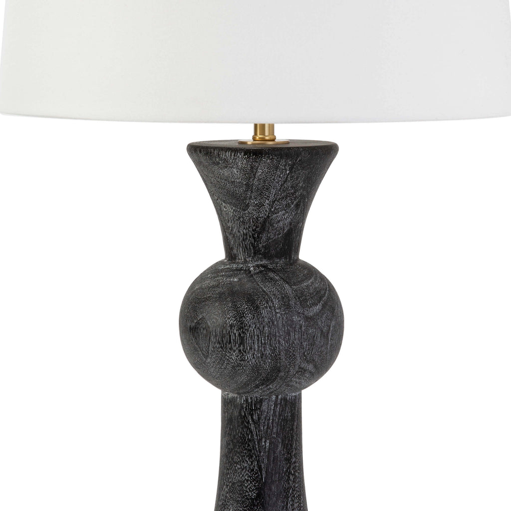 Vaughn Wood Table Lamp - Limed Oak