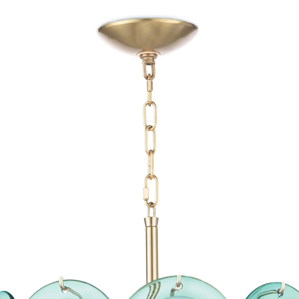 Mini Diva Chandelier - Aqua