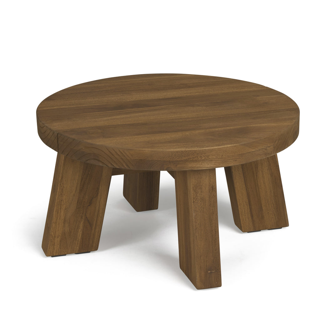 Blok Round Reclaimed Teak Coffee Table