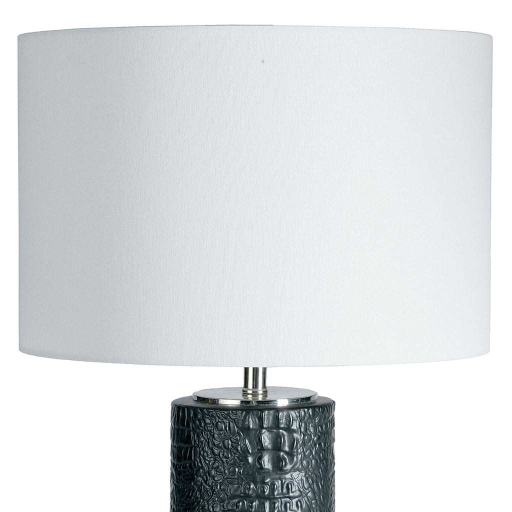 Blake Ceramic Table Lamp - Ebony