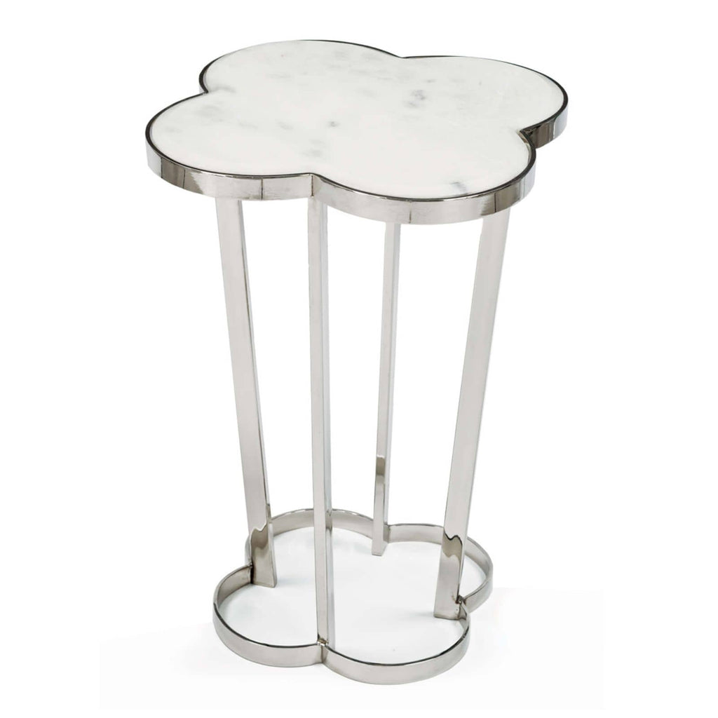 Clover Table - Polished Nickel