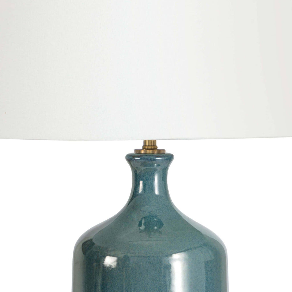 Glace Ceramic Table Lamp - Blue