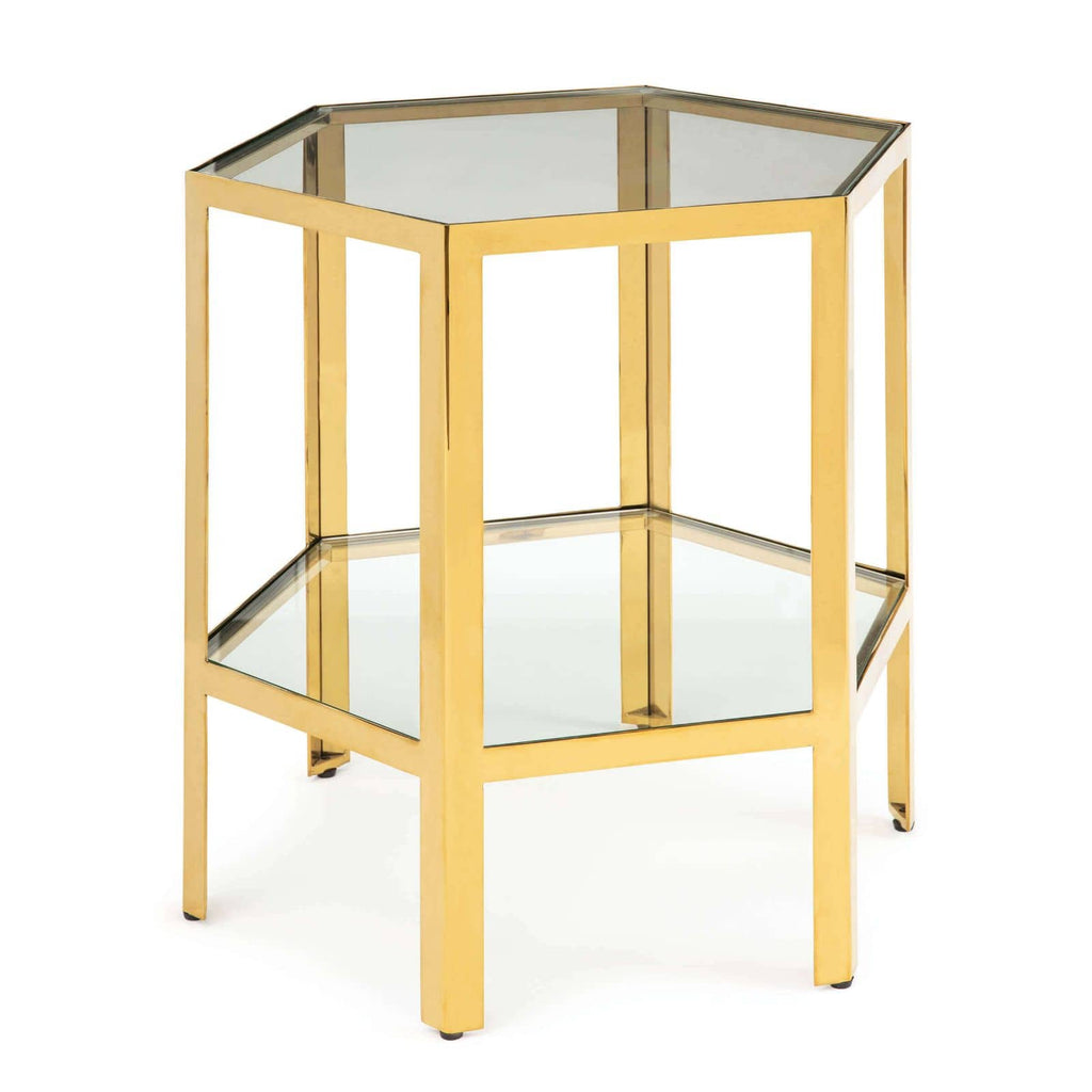 Quadrum Table Large - Gold