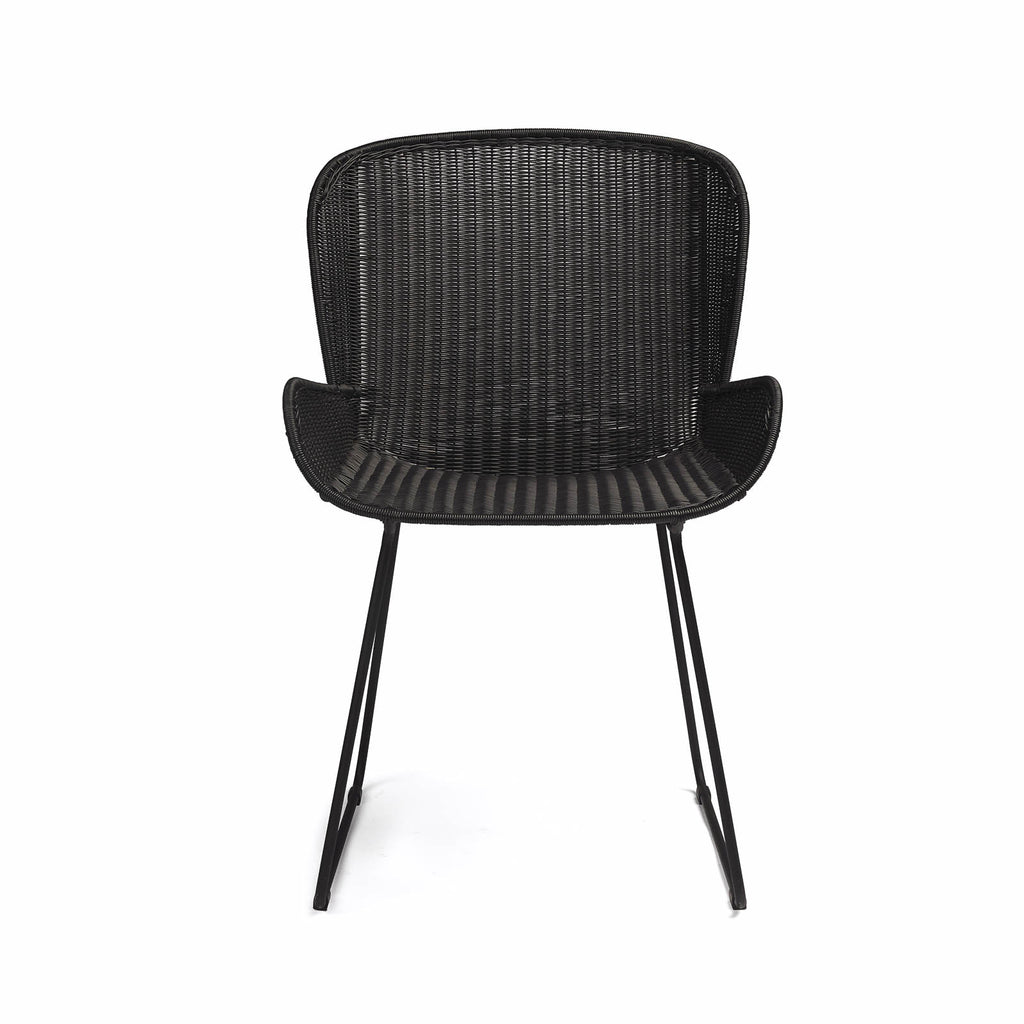 Nairobi Pure Wicker Dining Chair (Black)