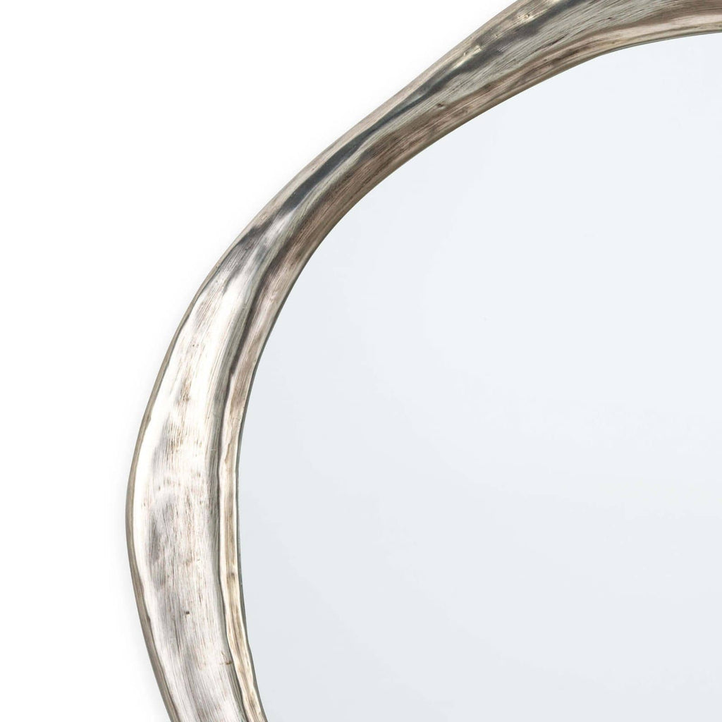 Ibiza Mirror - Antique Silver