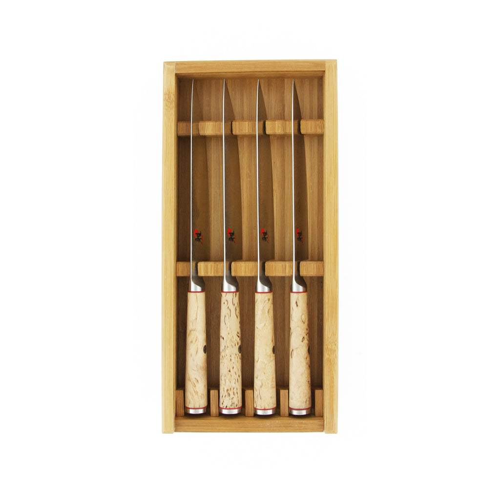 4-Piece Steak Knife Set Birchwood Sg2