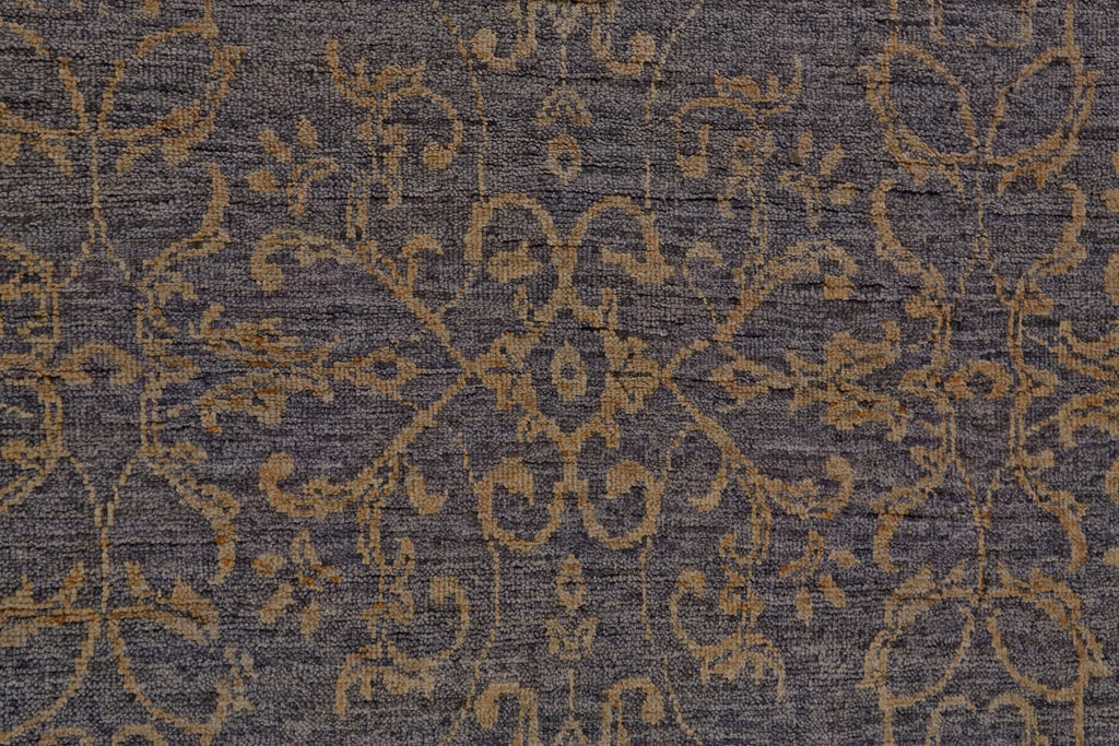 Tesoro I Transitional Paisley Gray Gold Area Rug (7'9" x 9'9")