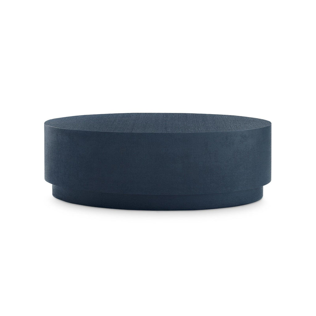Mila Oval Coffee Table, Navy