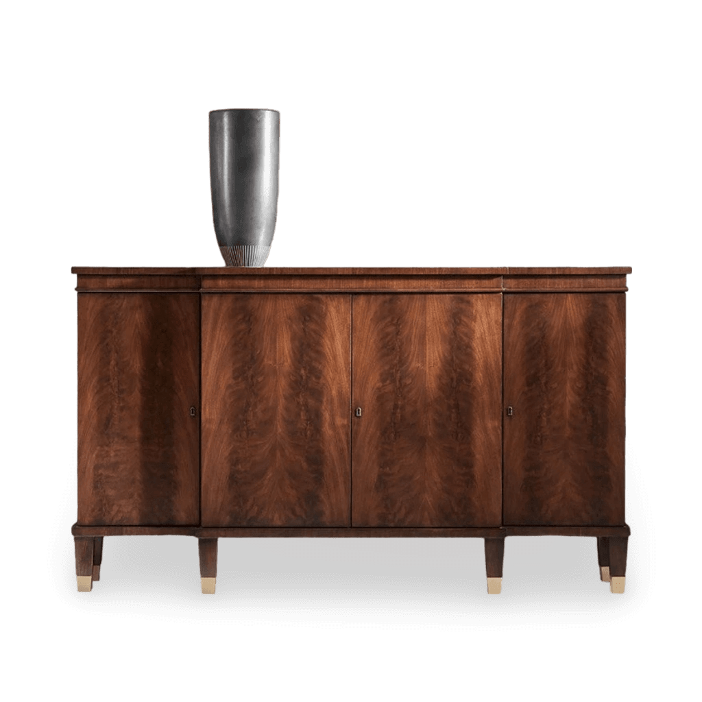 Walnut Breakfront Cabinet