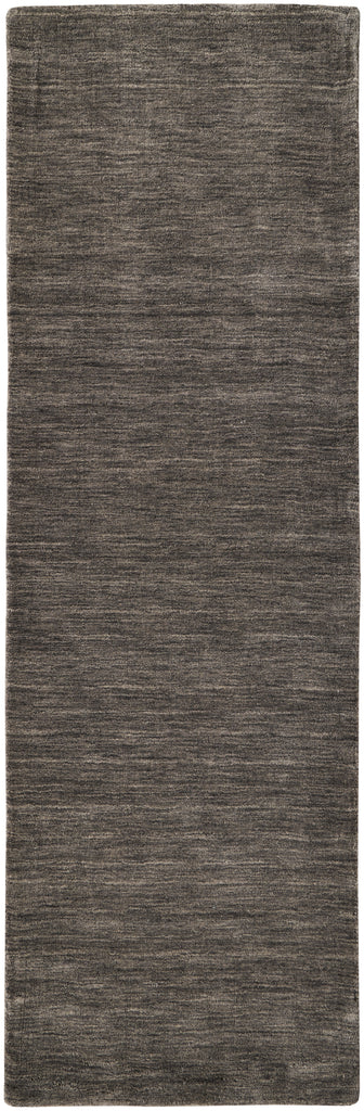 Luna Modern Solid Brown Taupe Area Rug (2'6" x 8')