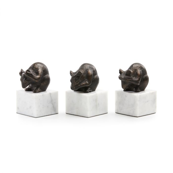 Mouse Statue, Set of 3