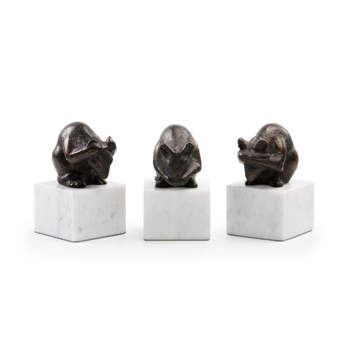 Mouse Statue, Set of 3