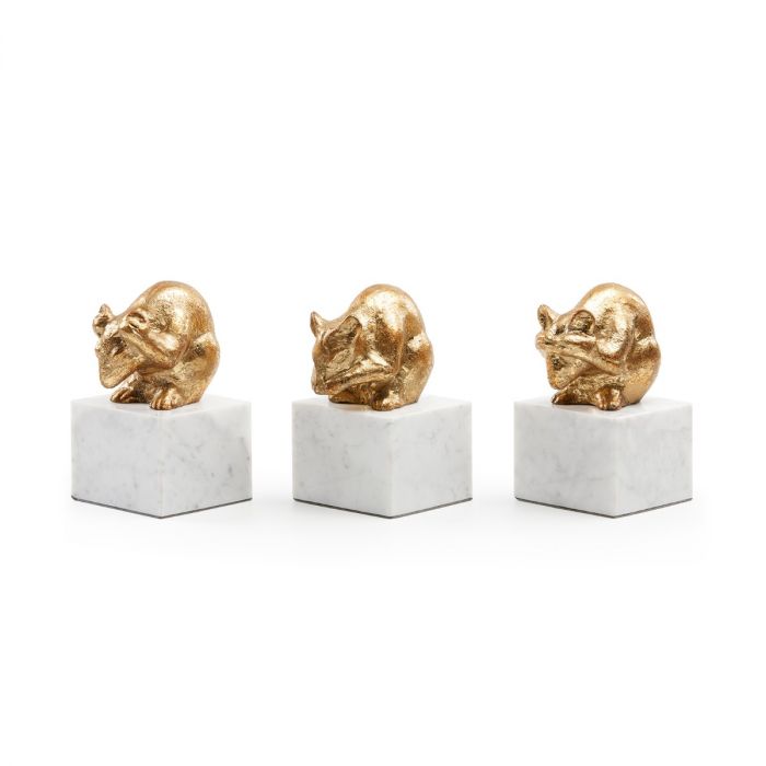 Mouse Statue, Set of 3