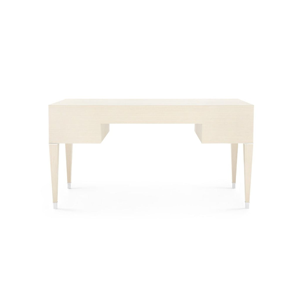 Morris Desk - Blanched Oak and Nickel