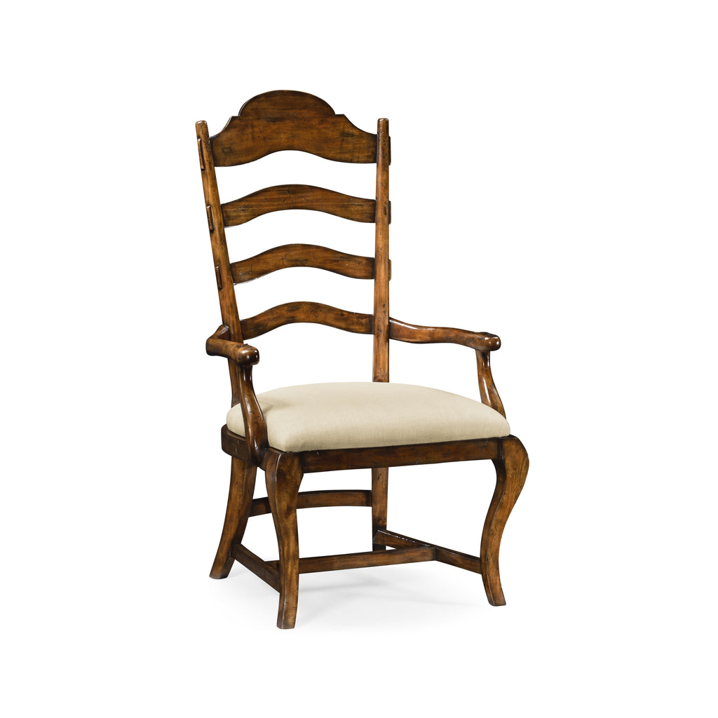 Casual Accents Rustic Walnut Armchair