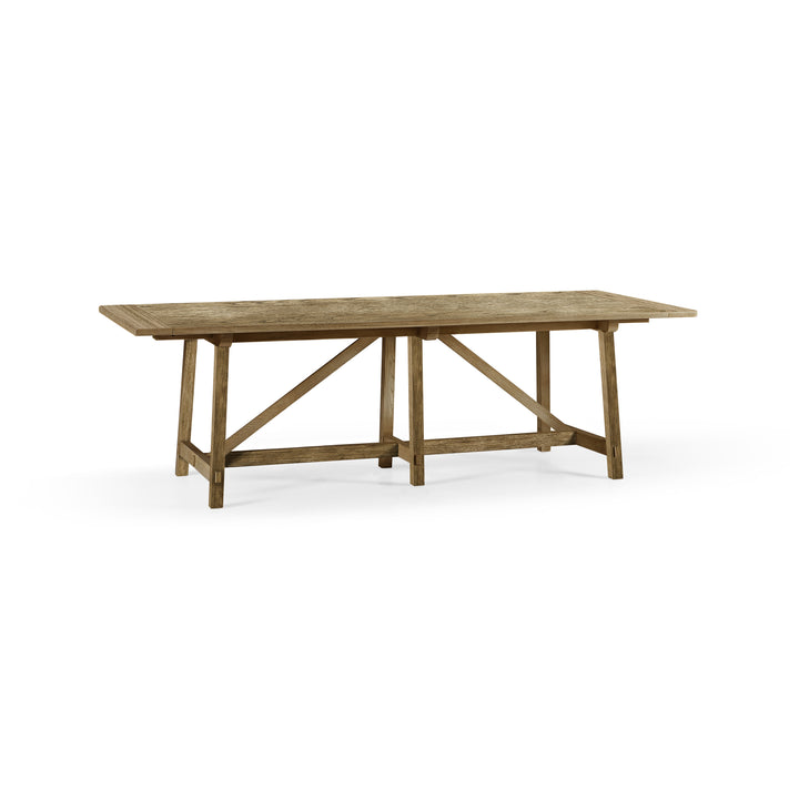 Timeless Sidereal French Laundry Table 96" in Chestnut