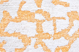 Leif Transitional Distressed Ivory Orange Area Rug (7'9" x 9'9")