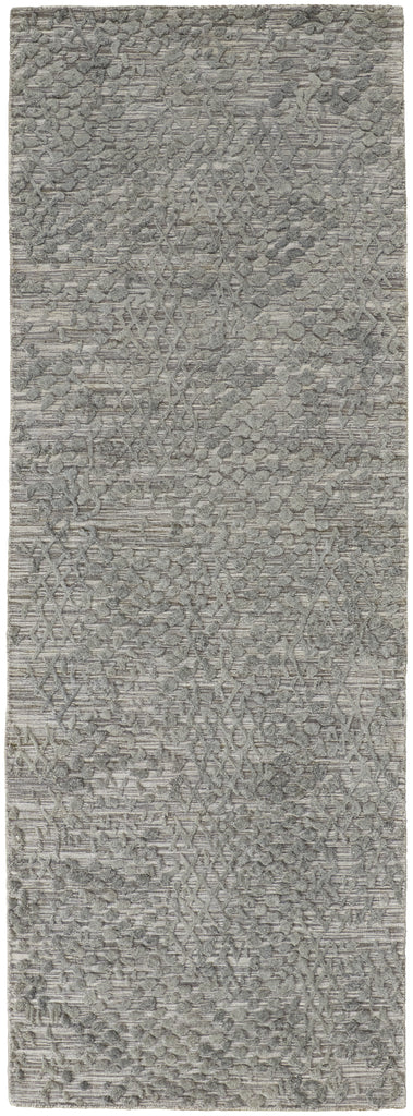 Elias Modern Abstract Gray Area Rug (2'9" x 10')