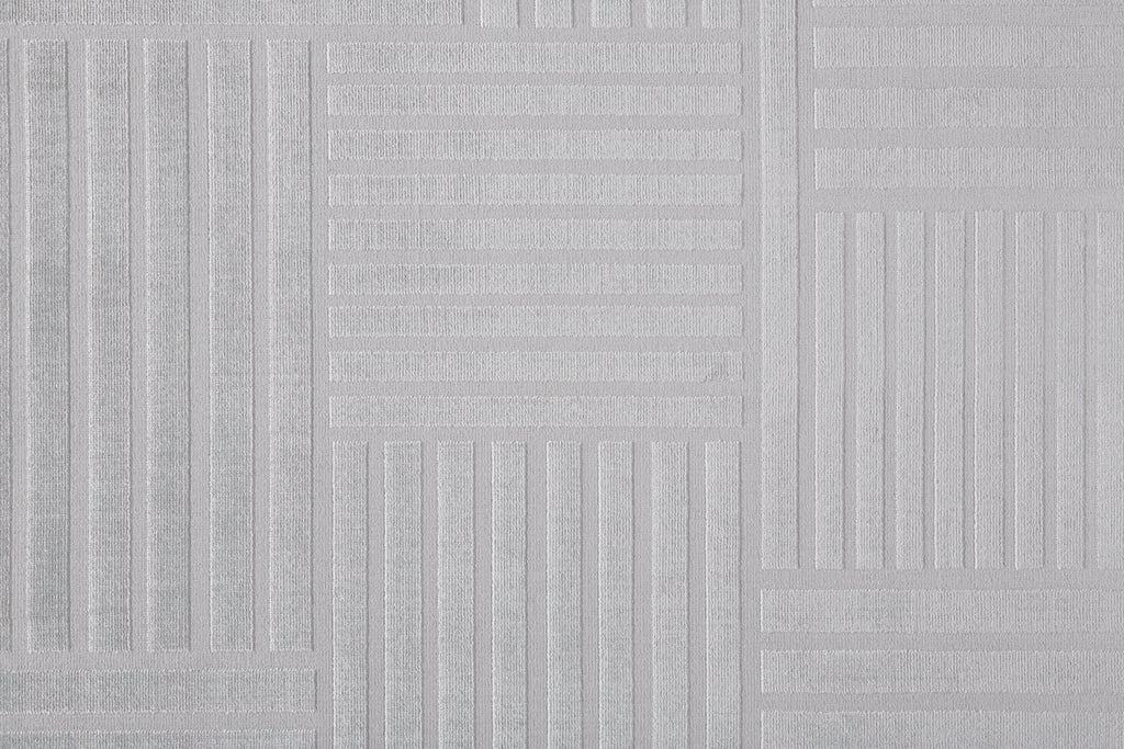 Chilton Transitional Geometric Silver Gray Area Rug (1'8" x 2'10")