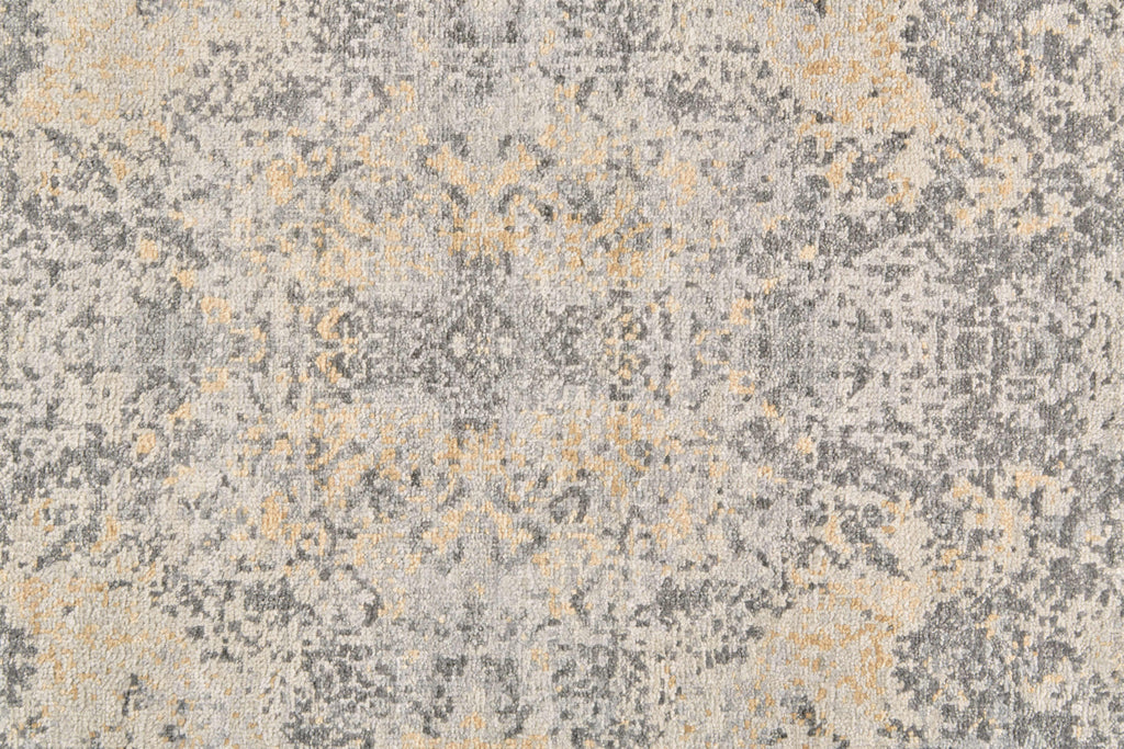 Dalia Modern Damask Tan Gray Taupe Area Rug (11'6" x 15')