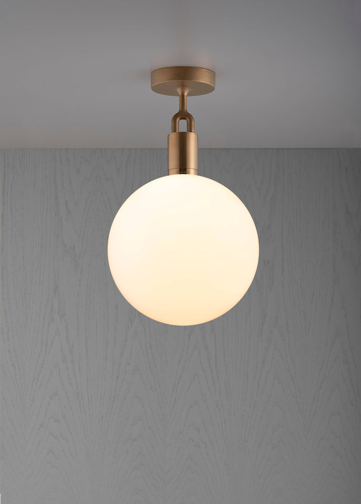 Forked Ceiling / Globe / Opal