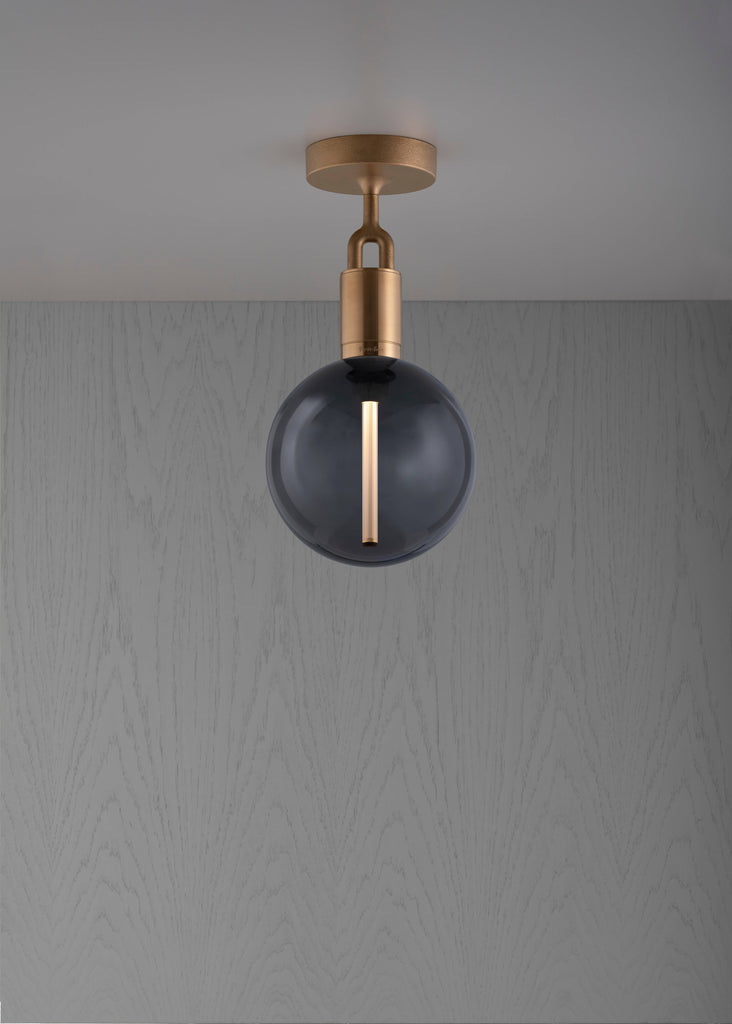 Forked Ceiling / Globe / Smoked