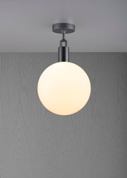 Forked Ceiling / Globe / Opal