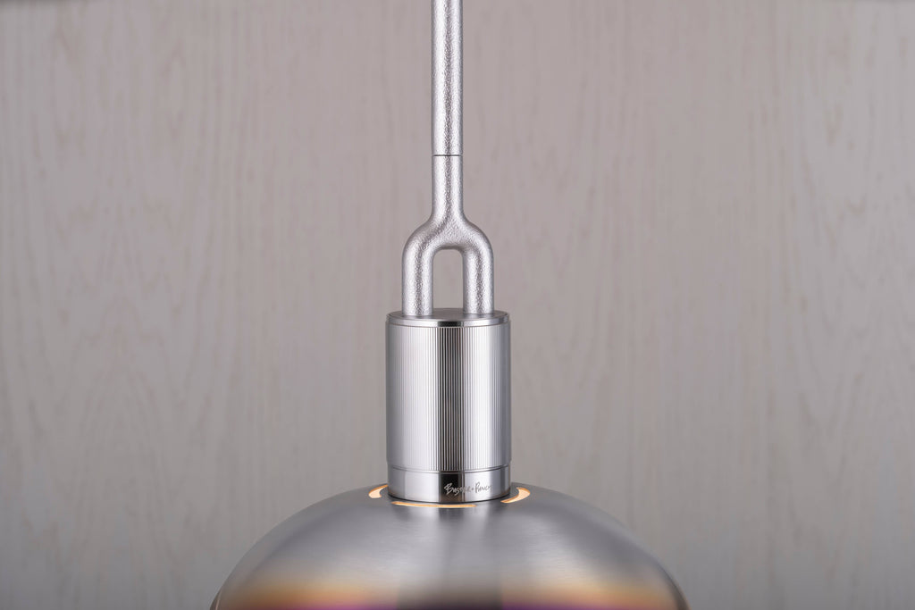 Forked Pendant / Shade / Globe / Smoked