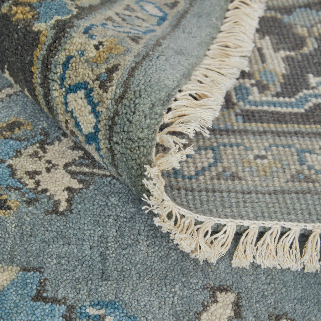 Ustad Traditional Persian Blue Gray Taupe Area Rug (7'9" x 9'9")