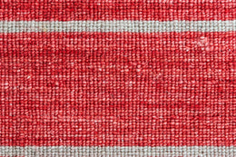 Santino Transitional Stripes Red Area Rug (5' x 8')