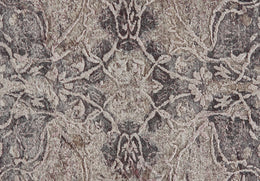 Natalia Transitional Distressed Taupe Brown Black Area Rug (8'6" x 11'6")