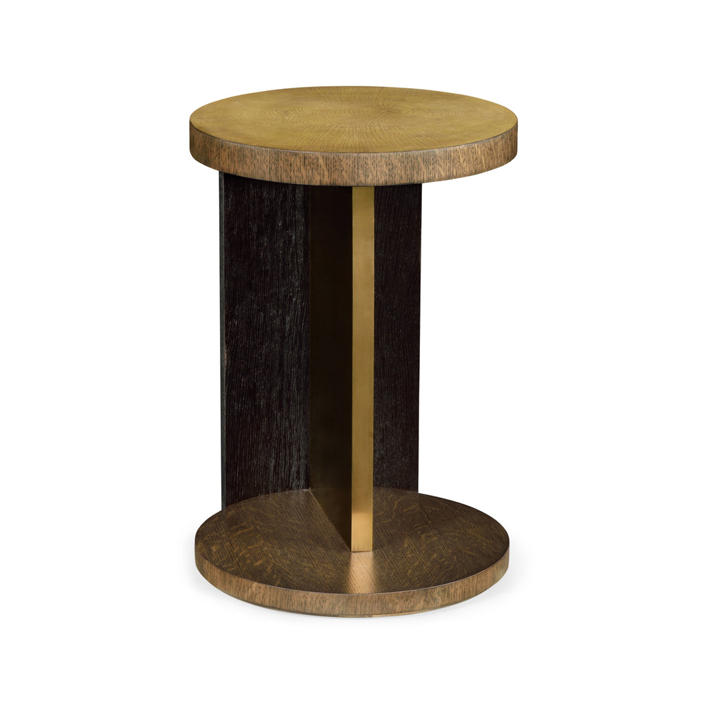 Modern Accents Round Oyster Side Table