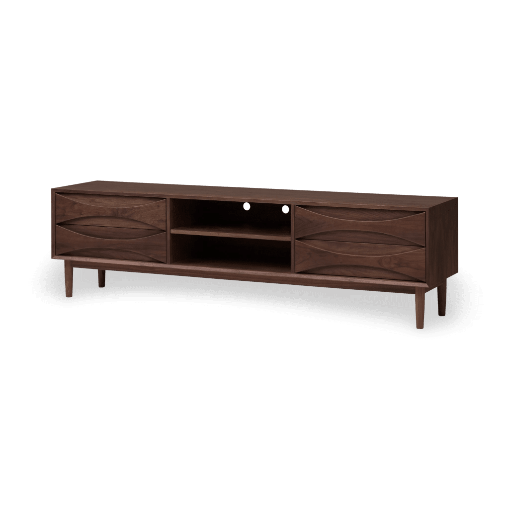 Adele Media Unit Cabinet - Walnut