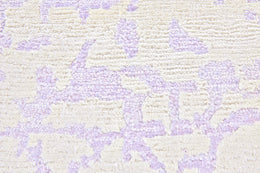 Leif Transitional Distressed Ivory Purple Area Rug (2' x 3')