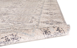 Eros Modern Distressed Ivory Taupe Area Rug (5'6" x 8'6")