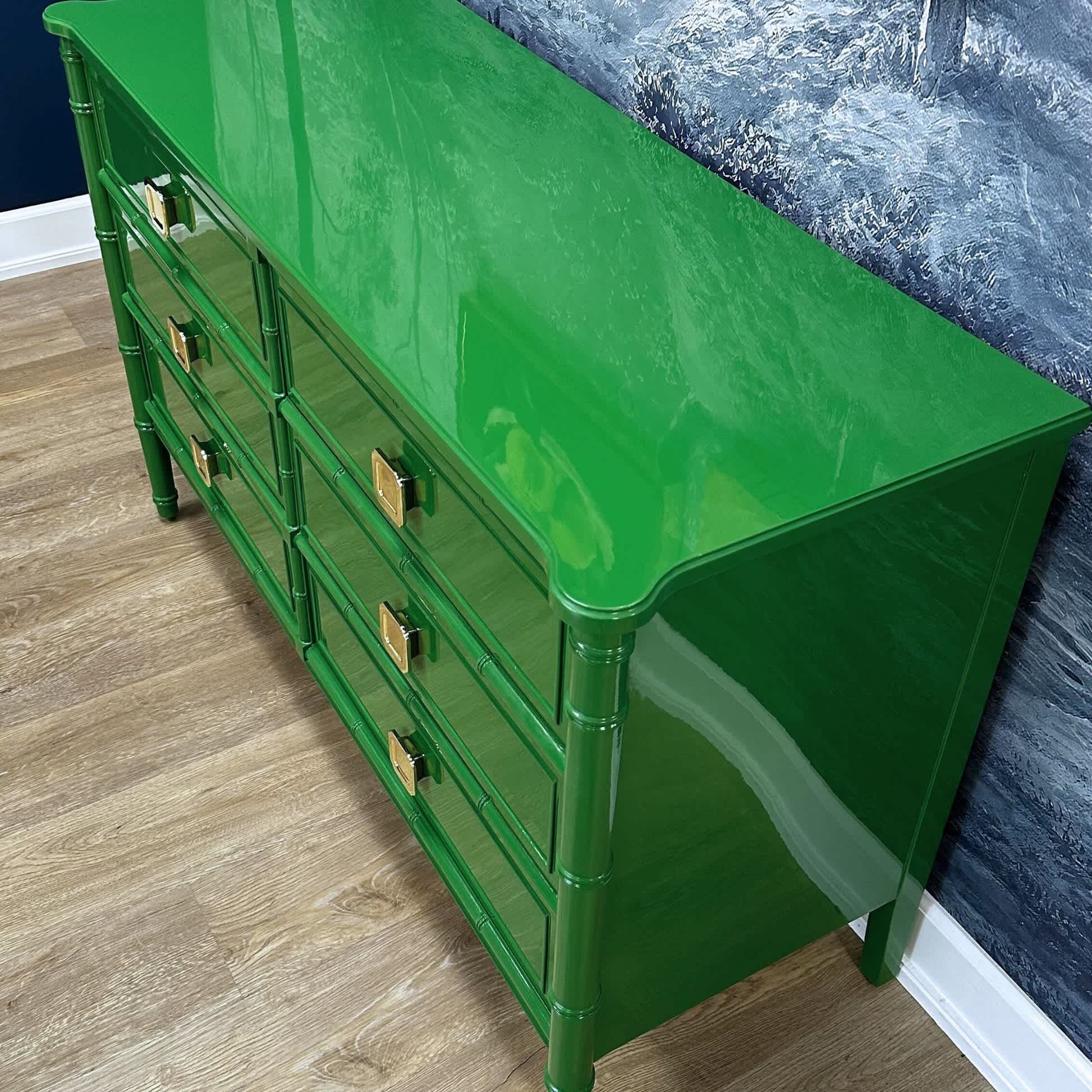 green bamboo dresser Green Bamboo Nursery Dresser Design Ideas