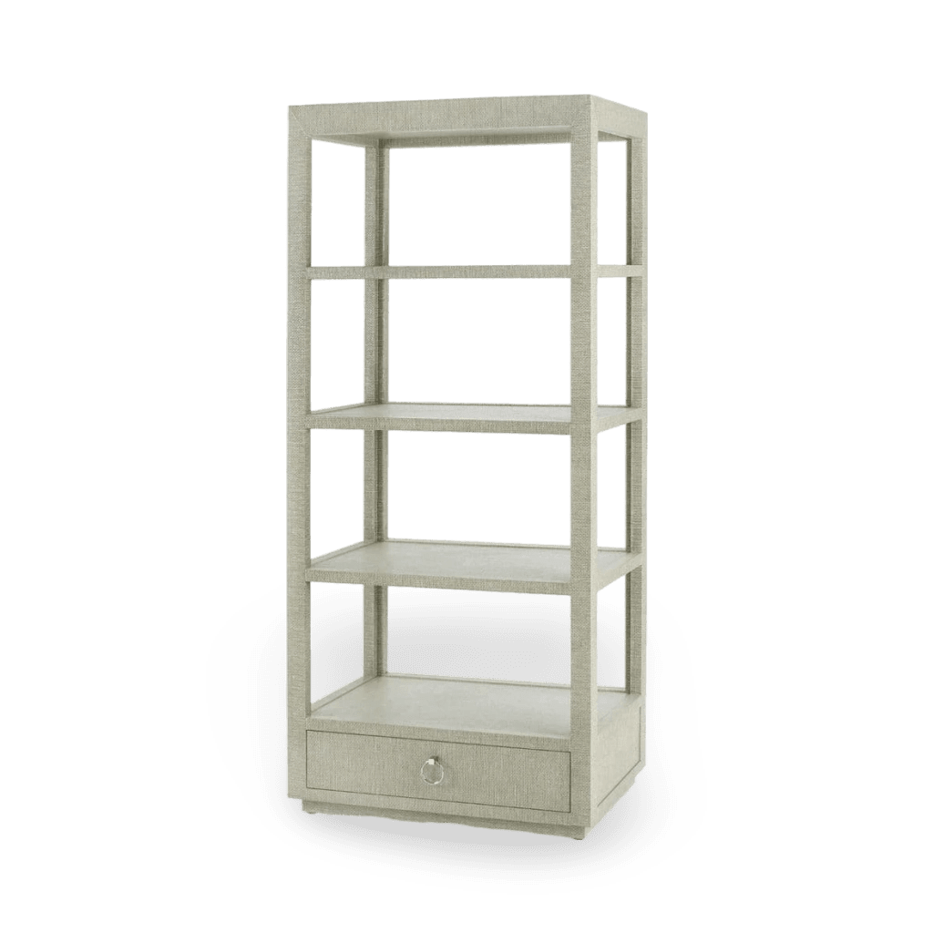 Camilla Etagere - Moss Gray Tweed