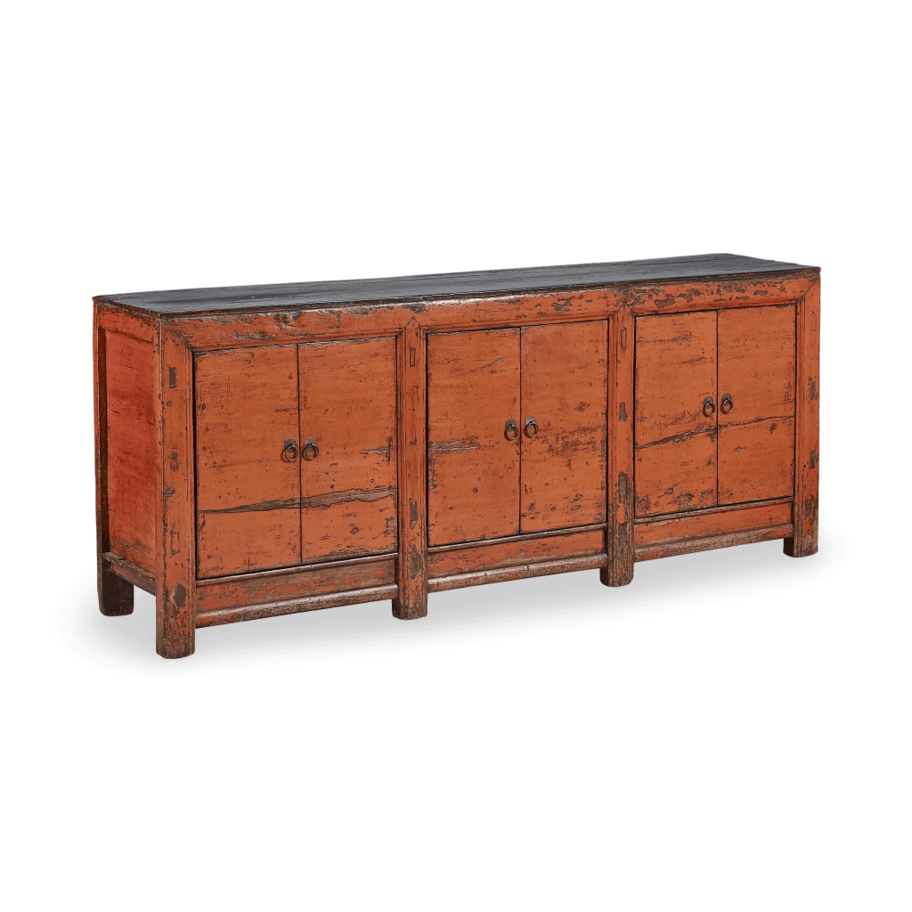 Large Antique Amber Sideboard